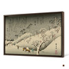Hiroshige,Asukayama no bosetsu,walking in the snow,japanese painting,large wall art,framed wall art,canvas wall art,large canvas,M1515