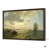 Hans Gude,Fresh Breeze on the Norwegian Coast,large wall art,framed wall art,canvas wall art,large canvas,M1466
