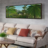 Henri Rousseau,Tropical jungle,canopy landscape,green leaves,canvas print,canvas art, canvas wall art,extra large canvas art,large p153