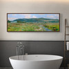 Stream scenery at the foot of the mountain, grassland scenery,canvas print,canvas art, canvas wall art,extra large canvas art,large p122