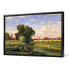 George Snr Inness,Hackensack Meadows - Sunset,large wall art,framed wall art,canvas wall art,M1416