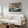 George Frederick Gregory,uss Trenton And Hms Calliope During The Storm In Apia,large wall art,framed wall art,canvas wall art,M1402