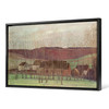 Firmin Maglin,Village,large wall art,framed wall art,canvas wall art,M1332