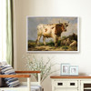 Eugène Joseph Verboeckhoven,Bull,large wall art,framed wall art,canvas wall art,M1321