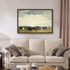 Eugene Louis Boudin,Vacationers on the Beach at Trouville,large wall art,framed wall art,canvas wall art,M1320
