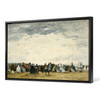 Eugene Louis Boudin,Vacationers on the Beach at Trouville,large wall art,framed wall art,canvas wall art,M1320