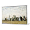 Eugene Louis Boudin,The Beach at Trouville,large wall art,framed wall art,canvas wall art,M1314