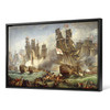 English School,The Battle of Trafalgar,large wall art,framed wall art,canvas wall art,M1271