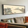 Puru,Riverside Loft iii,Chinese Landscape,Above Bed Decor,Narrow Horizontal Wall Art,large wall art,framed wall art,canvas wall art,M225