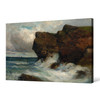 Edward Mitchell Bannister,Ocean Cliffs,large wall art,framed wall art,canvas wall art,M1237