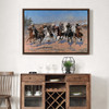 Frederic Remington,A Dash For The Timber,Cowboy Horseback Shooting,Canvas Print,Canvas Art,Canvas Wall Art,Large Wall Art,Framed Art,P1703
