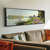 Claude Monet,The Promenade At Argenteuil,Riverside Scenery,canvas print,Panorama print,large wall art,frame wall art,canvas art,p37