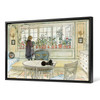 Carl Larsson,Flowers on the Windowsill, 1895,large wall art,framed wall art,canvas wall art,M1087