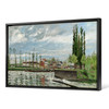 Camille Pissarro,The Lock at Pontoise, 1872,large wall art,framed wall art,canvas wall art,M1079