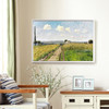 Camille Pissarro,June Morning at Pontoise,large wall art,framed wall art,canvas wall art,M1073