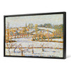 Camille Pissarro,Effect of Snow at Eragny,large wall art,framed wall art,canvas wall art,M1071