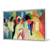 August Macke,Woman With A Yellow Jacket,large wall art,framed wall art,canvas wall art,M1031