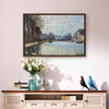 Alfred Sisley,View of the Canal Saint-Martin Paris,large wall art,framed wall art,canvas wall art,M969
