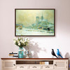 Albert-Charles Lebourg,View of Notre Dame, Paris, from the Quai de la Tournelle Snow Effect,large wall,framed wall art,canvas wall art,M950