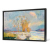 Albert Charles Lebourg,Banks of the Seine and Vernon in Winter,large wall art,framed wall art,canvas wall art,M939