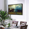 Albert Bierstadt,Buffalo Trail, The Impending Storm, 1869,large wall art,framed wall art,canvas wall art,M929