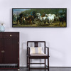 Rosa Bonheur,Horse Fair,Above Bed Decor,Narrow Horizontal Wall Art,large wall art,framed wall art,canvas wall art,M160