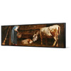 Paietta Pietro,The first born,Cow Pens,Above Bed Decor,Narrow Horizontal Wall Art,large wall art,framed wall art,canvas wall art,M146