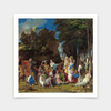 Giovanni Bellini,The Feast of the Gods,art prints,Vintage art,canvas wall art,famous art prints,V7091