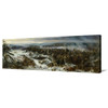 Nicolas Toussaint Charlet,An Episode from the Russian Campaign,Above Bed Decor,Narrow Horizontal Wall Art,large wall art,M141