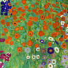 Gustav Klimt,Flower Garden,art prints,Vintage art,canvas wall art,famous art prints,V7105