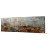 James Ensor,The Rooftops of Ostend,Narrow Horizontal Wall Art ,large wall art,framed wall art,canvas wall art,M97