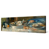 James Ensor,Still Life with Oysters,Narrow Horizontal Wall Art ,large wall art,framed wall art,canvas wall art,M96