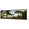 Hendrik Voogd,Italian Landscape with Umbrella Pines,Narrow Horizontal Wall Art ,large wall art,framed wall art,canvas wall art,M93