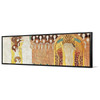 Gustav Klimt,Beethoven Frieze,Paradise Choir and The Embracement,Narrow Horizontal Wall Art ,large wall art,framed wall art,M78
