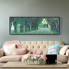 Gustav Klimt,Avenue to Schloss Kammer,Narrow Horizontal Wall Art ,large wall art,framed wall art,canvas wall art,M77