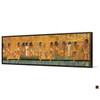 Egyptian art,Mural paintings in the Tomb of Seti 2,Narrow Horizontal Wall Art ,large wall art,framed wall art,canvas wall art,M51