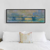 Claude Monet,Charing Cross Bridge, the Thames,Narrow Horizontal Wall Art ,large wall art,framed wall art,canvas wall art,M34