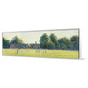 Camille Pissarro,Hampton Court Green,Narrow Horizontal Wall Art ,large wall art,framed wall art,canvas wall art,M24