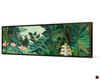 Henri Rousseau,The Equatorial Jungle,Green Forest Landscape,Above Bed Decor,Panorama Print,Large Wall Art,Frame Wall Art,Canvas Art,p158