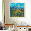 Paul Cezanne,Mount St.Victoire. Seen From Les Lauves,Landscape In Aix,Canvas Print,Canvas Art,Canvas Wall Art,Large Wall Art,Framed,P2743
