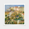 Pierre Auguste Renoir,Houses on a Hill,art prints,Vintage art,canvas wall art,famous art prints,V7227