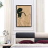 Kitagawa Utamaro,Woman With Scarf Covering Face,Japanese Painting,Large Wall Art,Framed Wall Art,Canvas Wall Art,Large Canvas,M2725