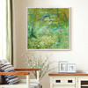 Vincent Van Gogh,River Bank In Springtime,Green Riverside Scenery,Canvas Print,Canvas Art,Canvas Wall Art,Large Wall Art,Framed Art,P2794