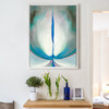 Georgia O Keeffe,Blue Line,Blue Abstract Art,Canvas Print,Canvas Art,Canvas Wall Art,Large Wall Art,Framed Wall Art,P466