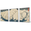 Utagawa Hiroshige ,Mountain and River on the Kiso Road,Triptych canvas,framed canvas,3 panel wall art,large wall art,framed wall art,s118
