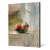 John La Farge,Flowers On A Window Ledge, 1861,Large Wall Art,Framed Wall Art,Canvas Wall Art,Large Canvas,M6223