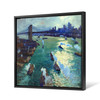 Jonas Lie,Path Of Gold,Ship Departing From The Port,Canvas Print,Canvas Art,Canvas Wall Art,Large Wall Art,Framed Wall Art,P2724