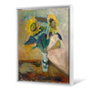 Henri Matisse,Vase Of Sunflowers,Vase Flower,Still Life,Canvas Print,Canvas Art,Canvas Wall Art,Large Wall Art,Framed Wall Art,P497