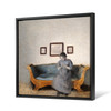 Vilhelm Hammershoi,Ida Hammershoi sitting on a sofa,large wall art,framed wall art,canvas wall art,large canvas,M7278