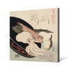 Totoya Hokkei,Fish and octopus in the tray,japanese painting,large wall art,framed wall art,canvas wall art,large canvas,M7271